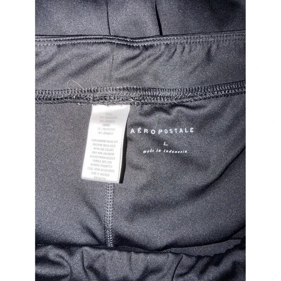 Aeropostale Womens Black Active Skort Athletic Tennis Golf Skirt Size Large - Picture 3 of 3